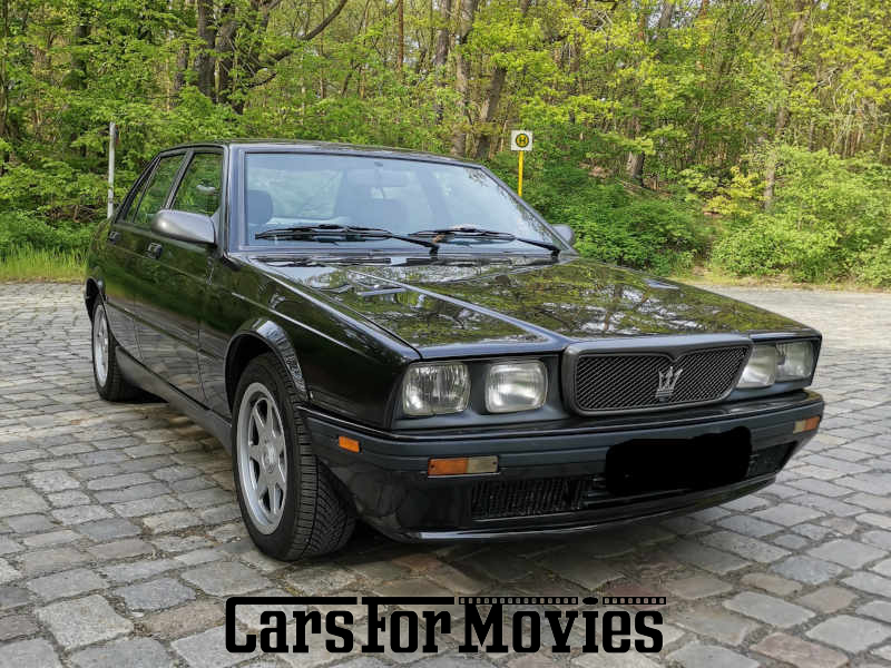 CarsForMovies | Maserati 424 (Biturbo) 1991 Italien Schwarz Schwarz Zivilfahrzeug Sportwagen Brandenburg 6348 